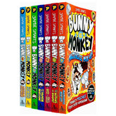 Bunny vs Monkey 7 Books Collection Set By Jamie Smart (League of Doom!, Machine Mayhem) - Lets Buy Books